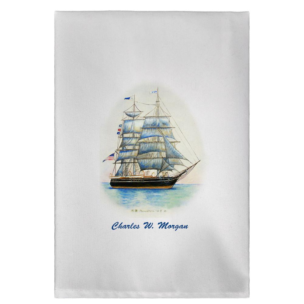 Whaling Ship Guest Towel. Picture 1