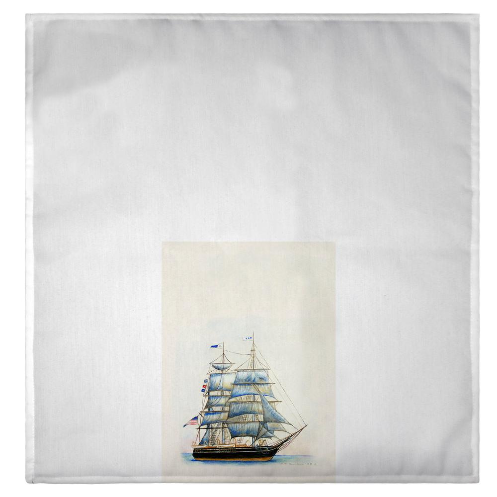 Whaling Ship Guest Towel. Picture 2