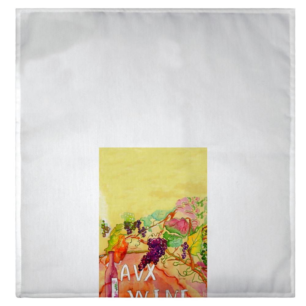 Wine & Grapes Guest Towel. Picture 2