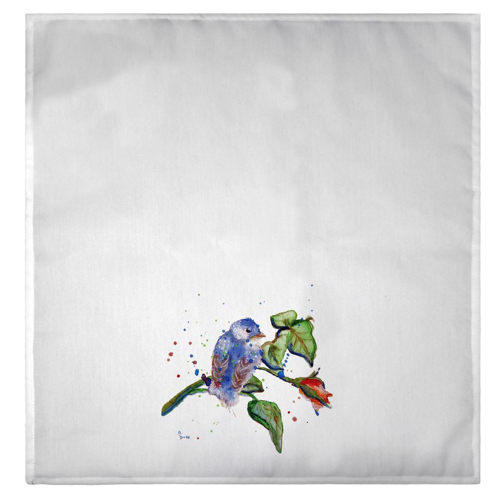 Betsy's Bluebird Guest Towel. Picture 2