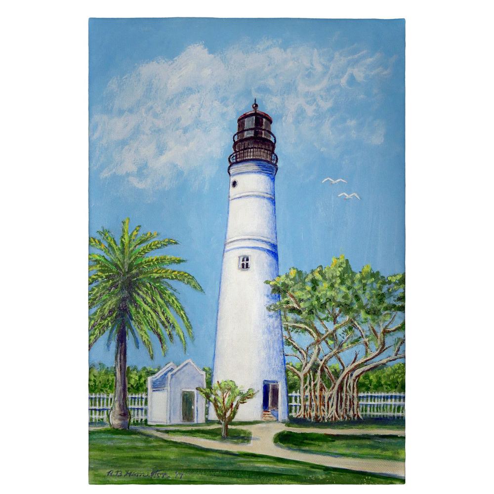 Key West Lighthouse Guest Towel. Picture 1