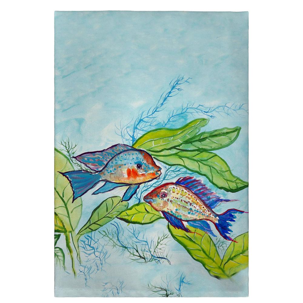 Pair of Fish Guest Towel. Picture 1