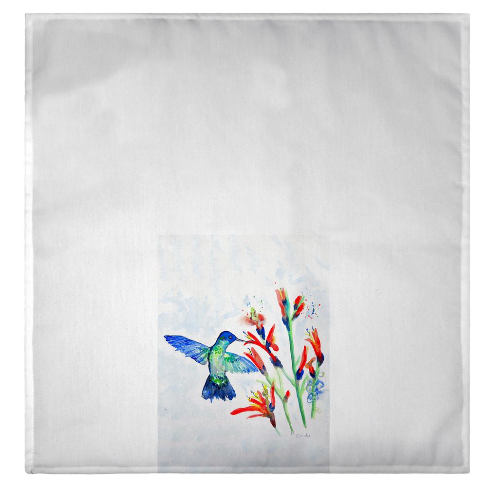 H Bird and Fire Plant Guest Towel. Picture 2