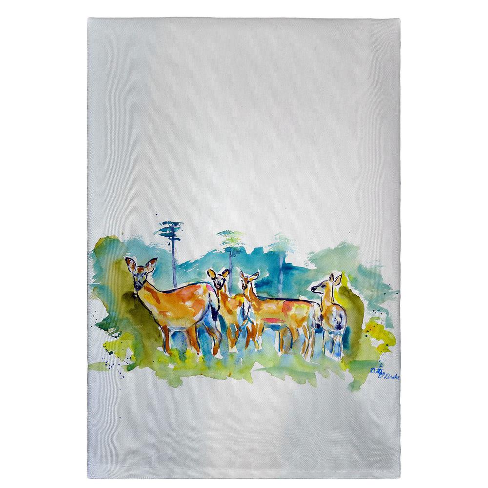 Deer Herd Guest Towel. Picture 1
