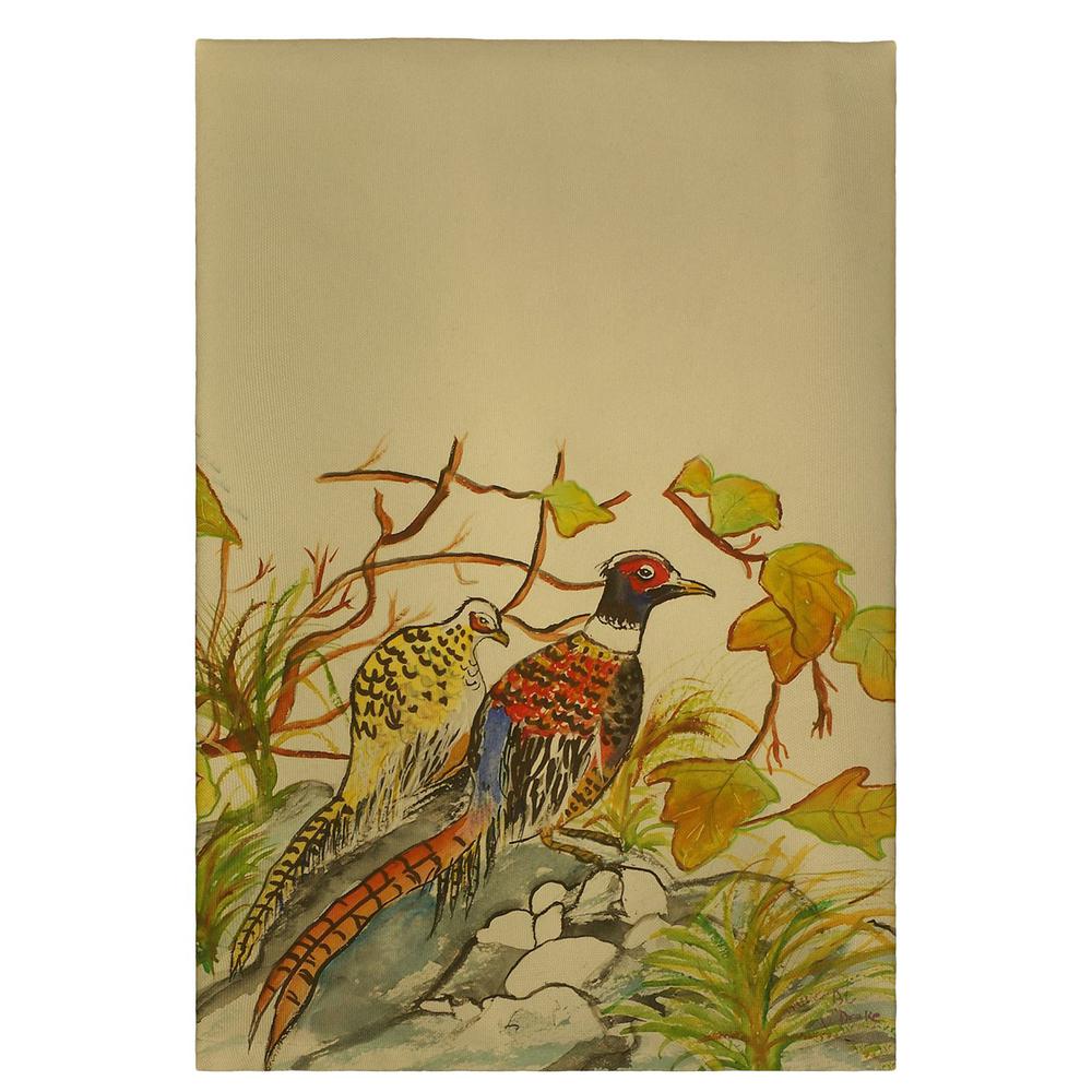 Pheasant Guest Towel. Picture 1