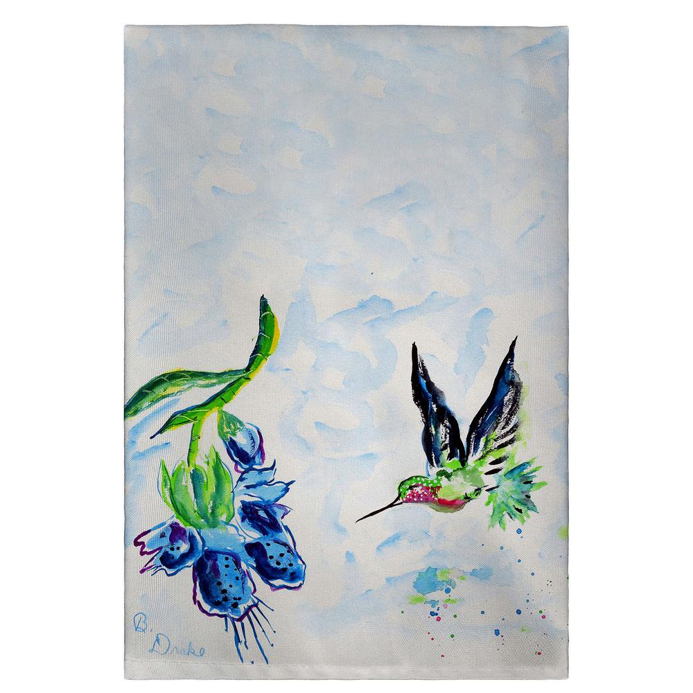Hovering Hummingbird Guest Towel. Picture 1