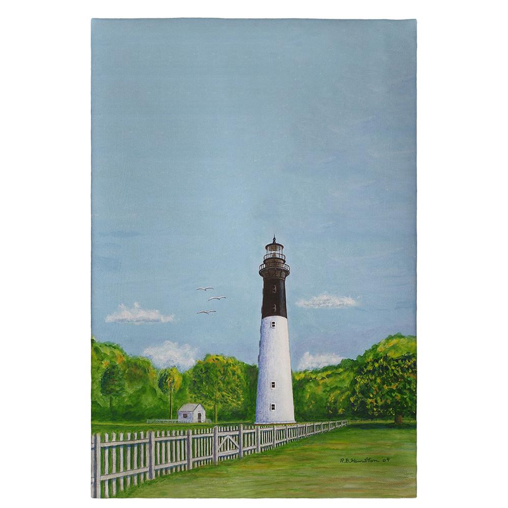 Hunting Island Lighthouse Guest Towel. Picture 1