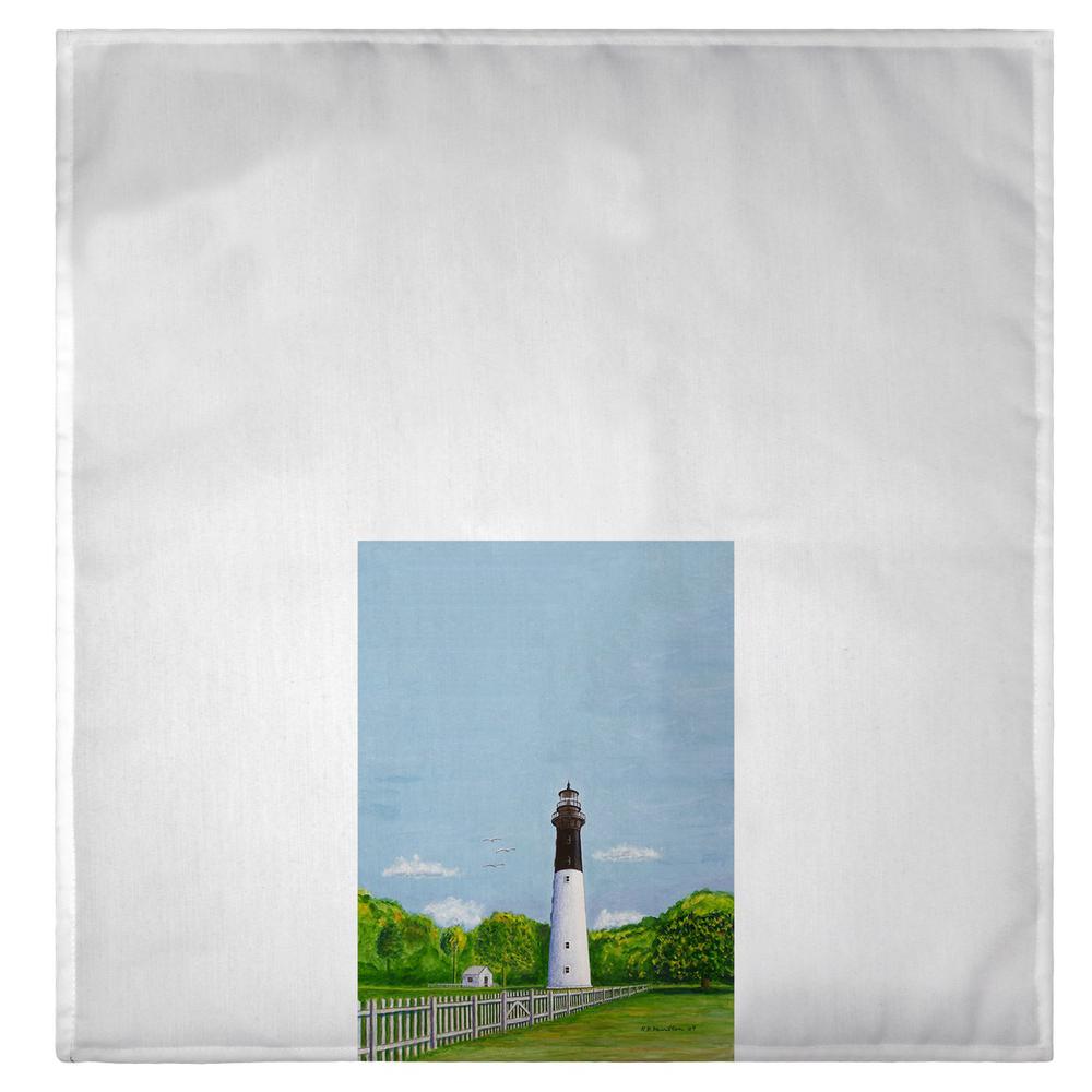 Hunting Island Lighthouse Guest Towel. Picture 2