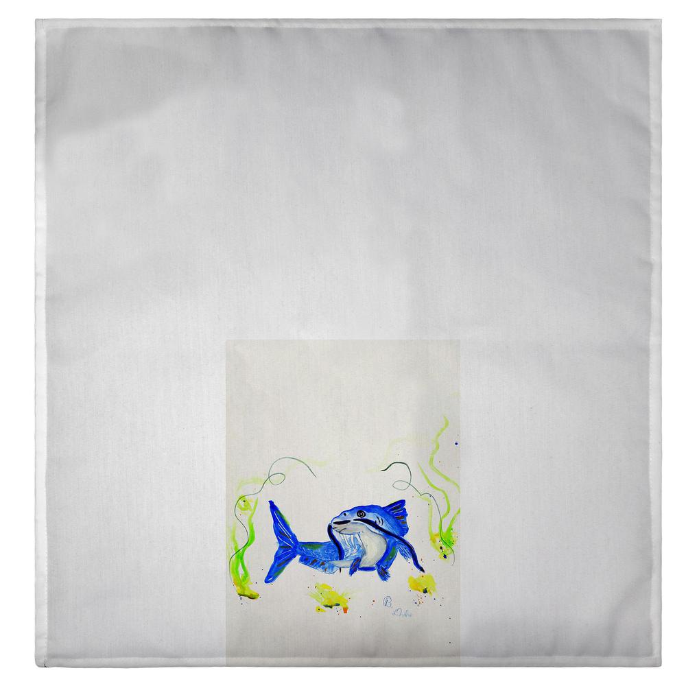 Betsy's Catfish Guest Towel. Picture 2