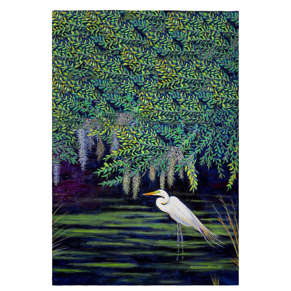 Egret Lagooon Guest Towel. Picture 1