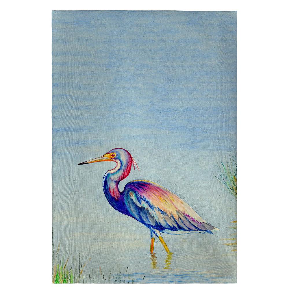Tri-Colored Heron Guest Towel. Picture 1