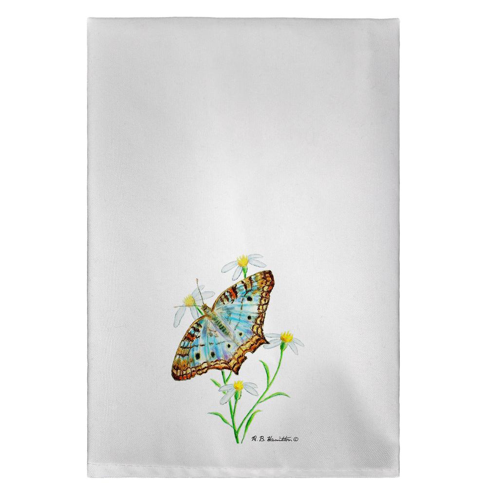 Peacock ButterFly Guest Towel. Picture 1