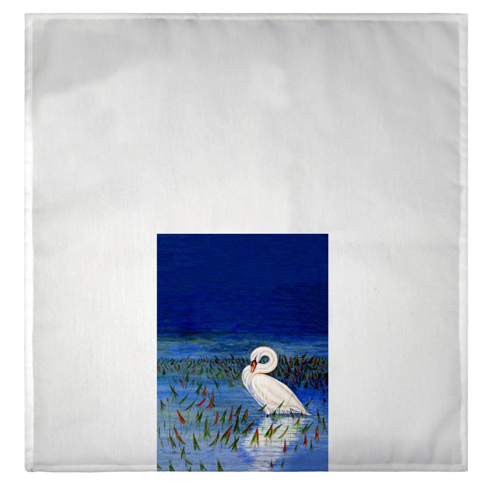Mute Swan Guest Towel. Picture 2