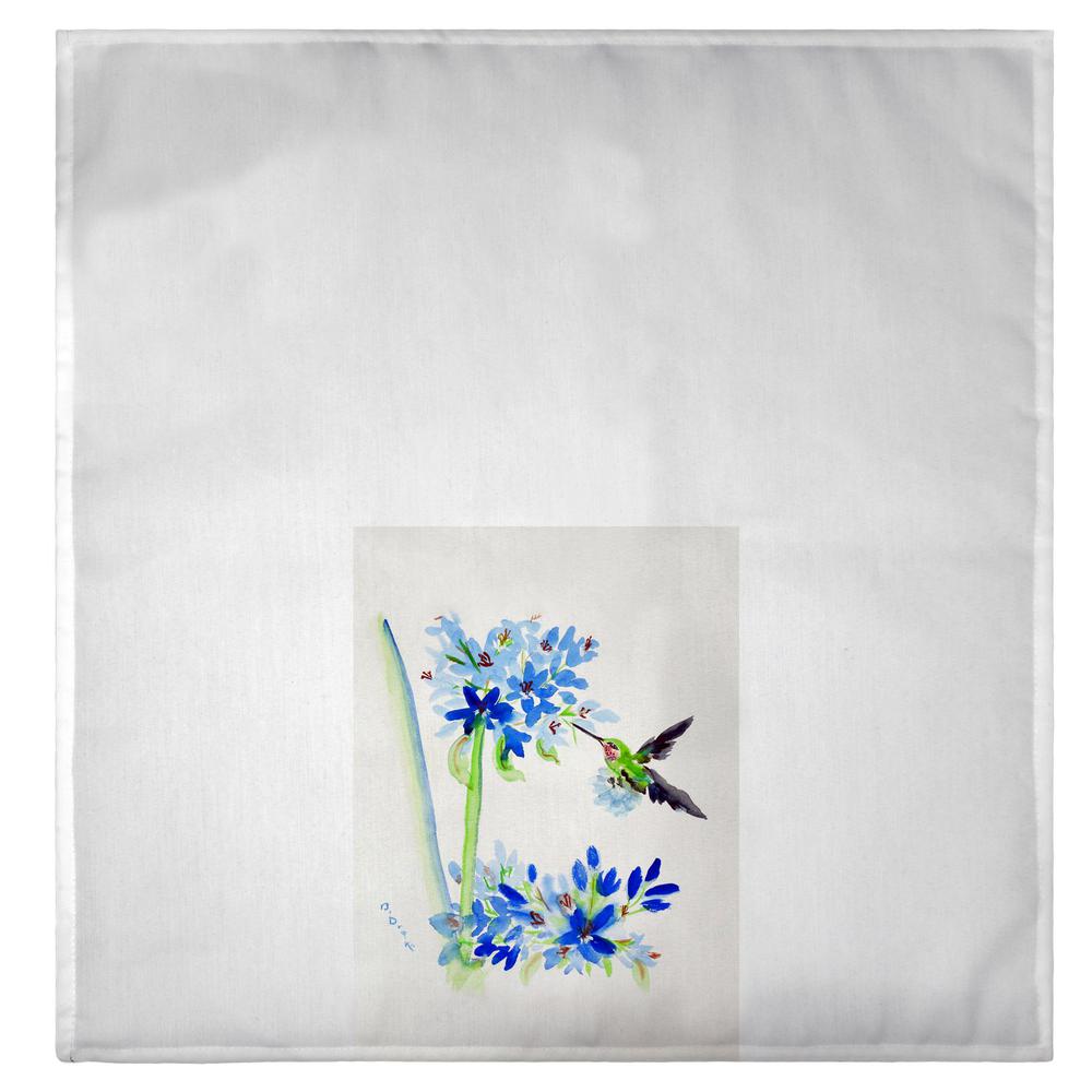 and Blue Flowers Guest Towel. Picture 2