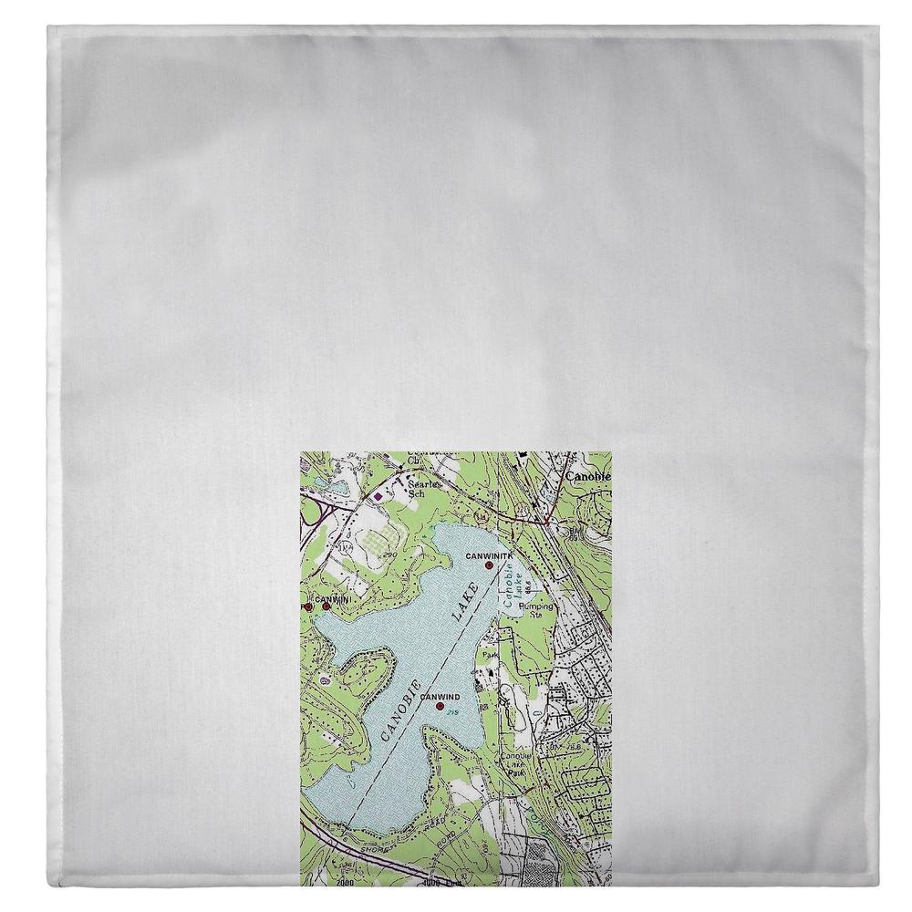 Canobie Lake, NH Nautical Map Guest Towel. Picture 2