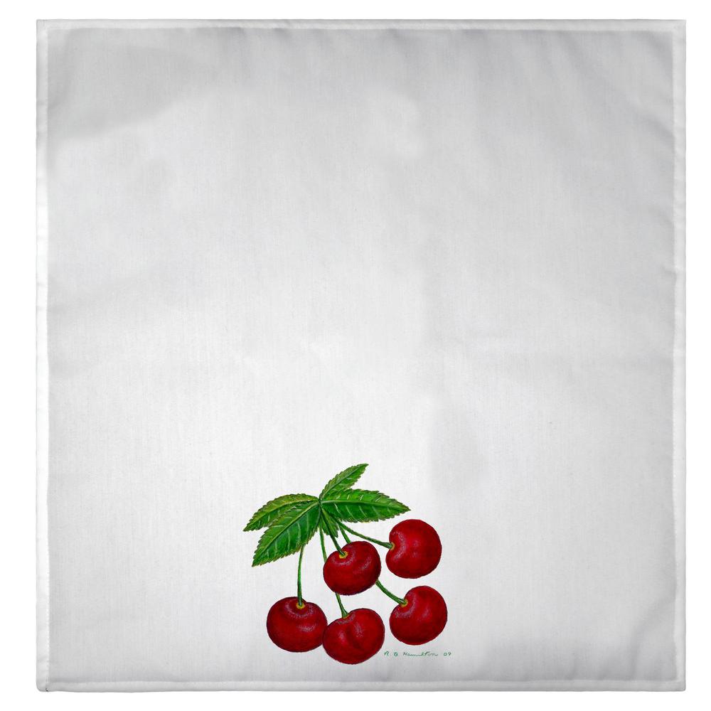 Cherries Guest Towel. Picture 2