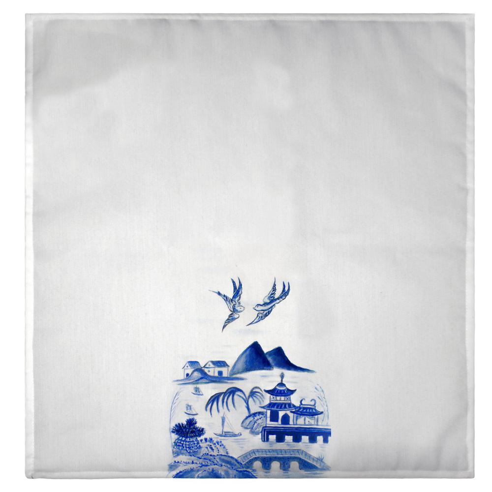 Canton Scene Guest Towel. Picture 2
