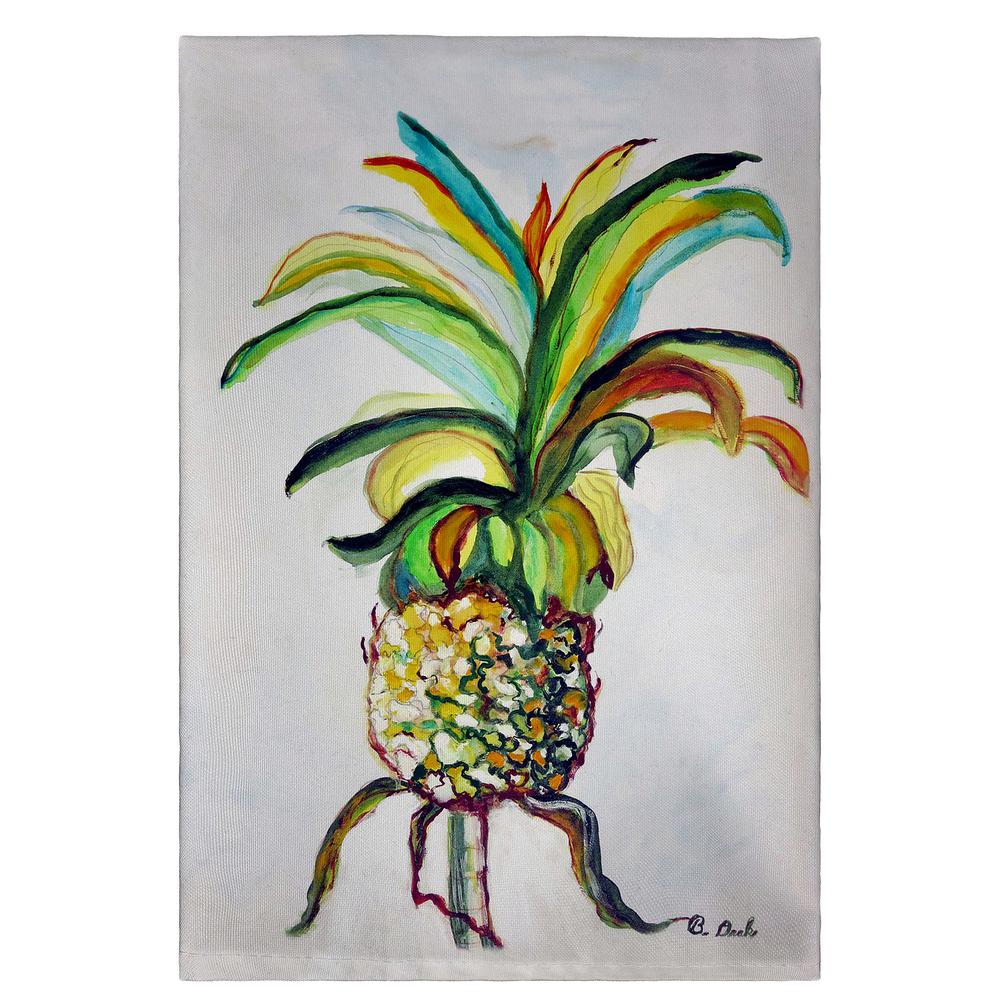 Colorful Pineapple Guest Towel. Picture 1