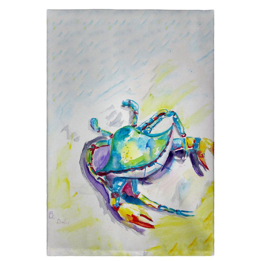 Reaching Crab Guest Towel. Picture 1