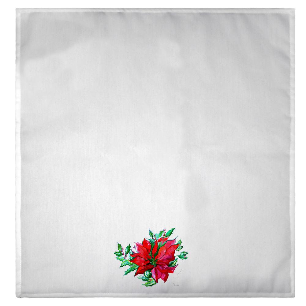 Poinsettia Guest Towel. Picture 2