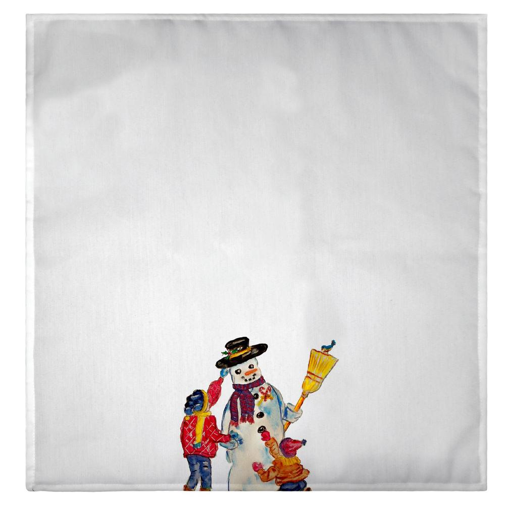 Snowman Guest Towel. Picture 2