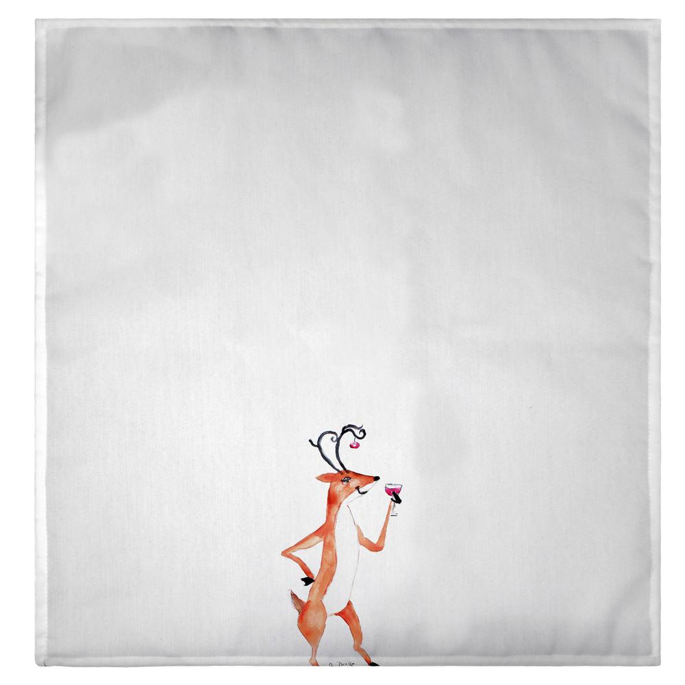 Drunk Deer Guest Towel. Picture 2