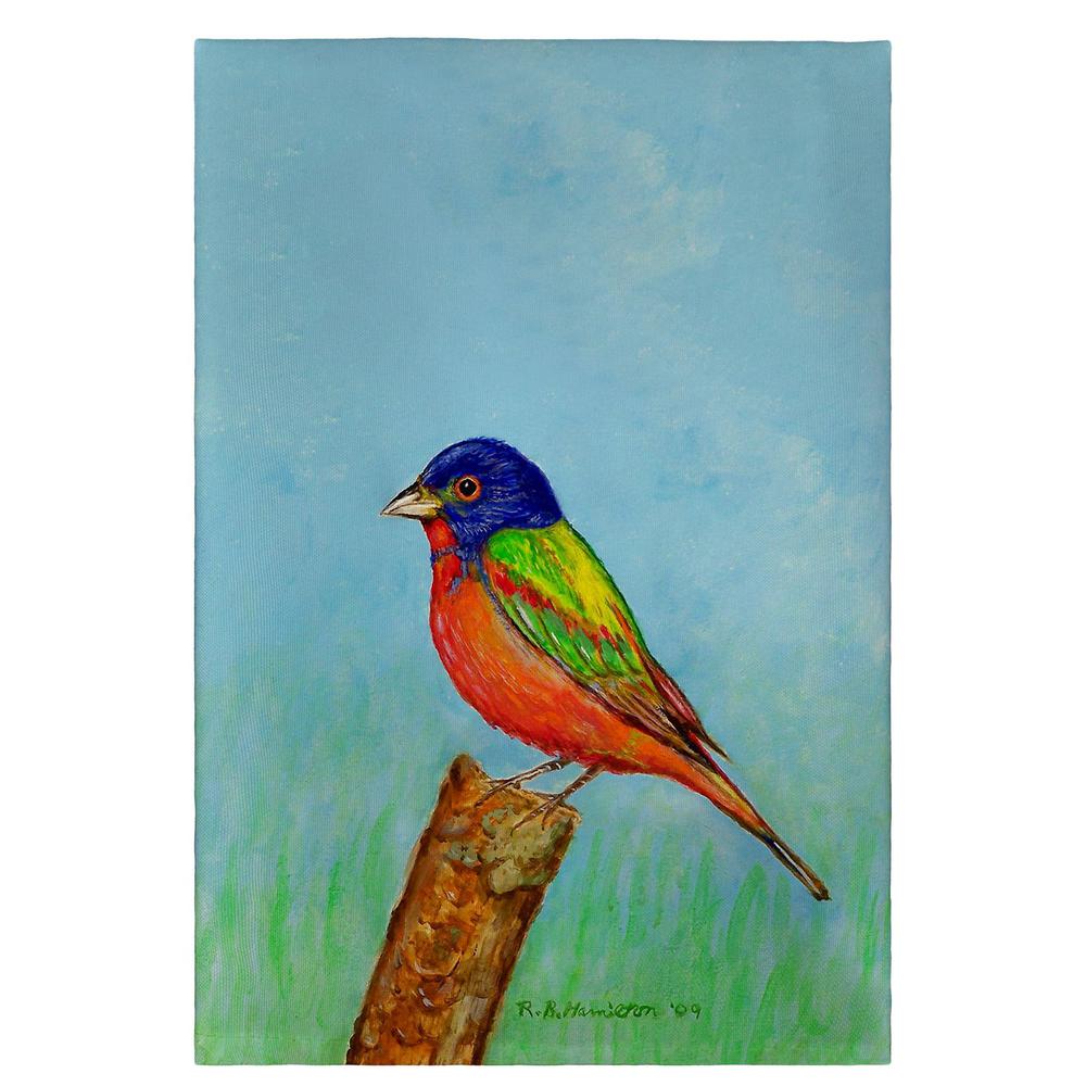 Painted Bunting Guest Towel. Picture 1
