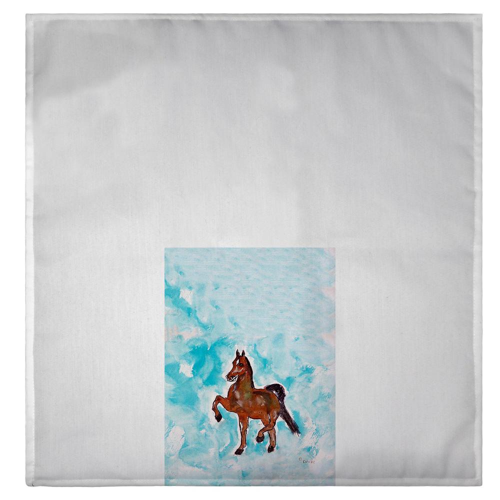 Dancing Horse Guest Towel. Picture 2