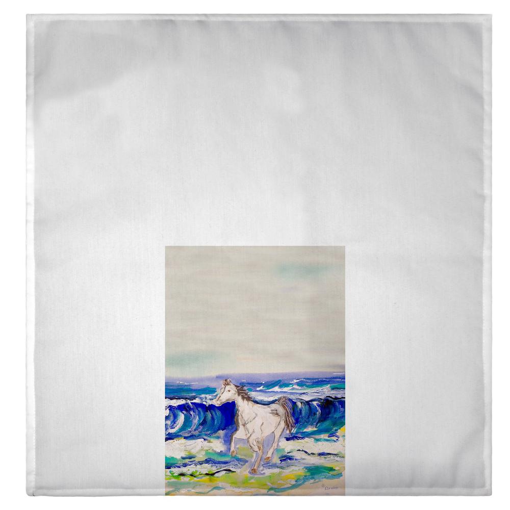 Horse and Surf Guest Towel. Picture 2