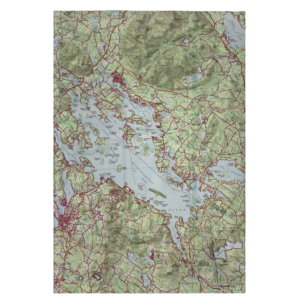 Lake Winnipesaukee, NH Nautical Map Guest Towel. Picture 1