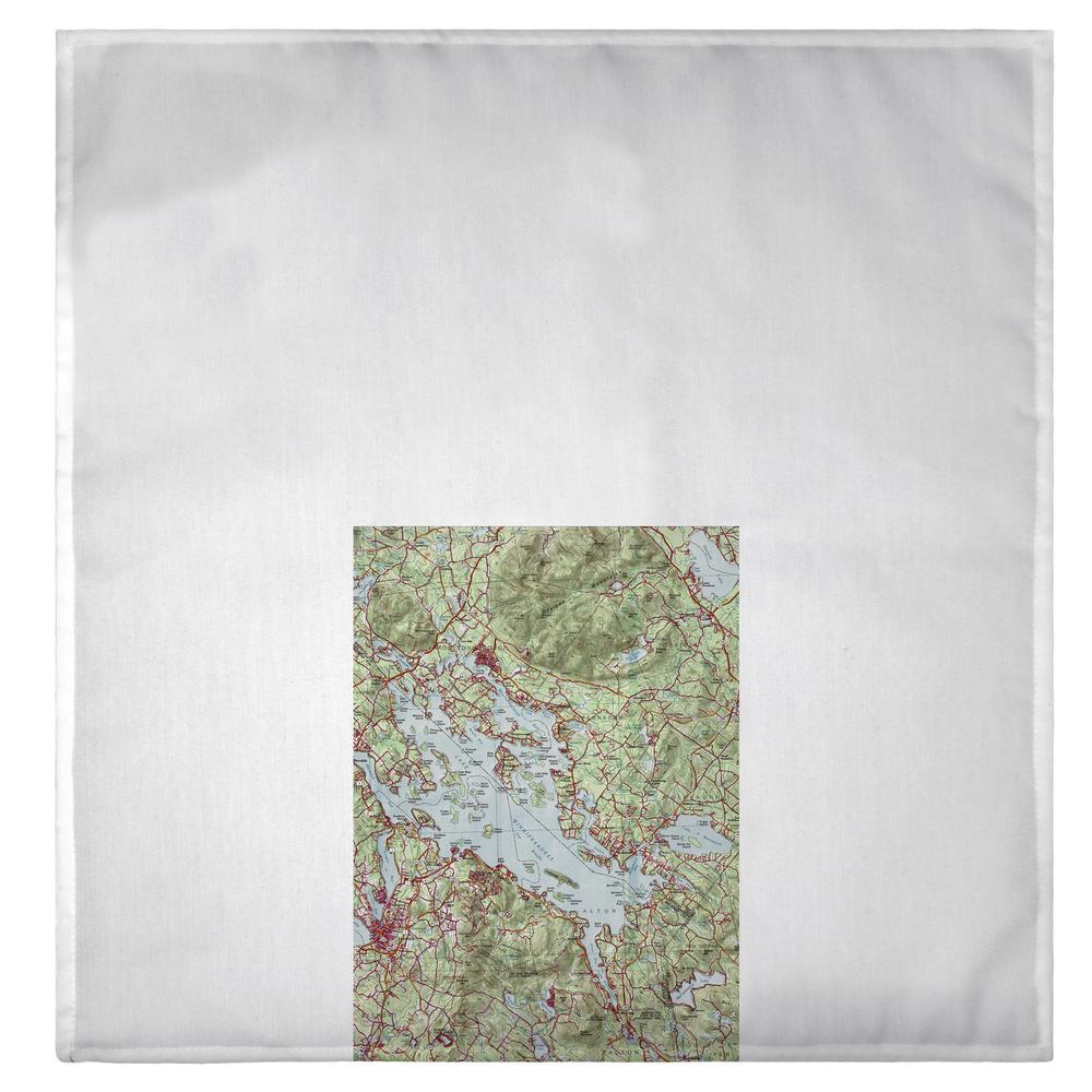 Lake Winnipesaukee, NH Nautical Map Guest Towel. Picture 2