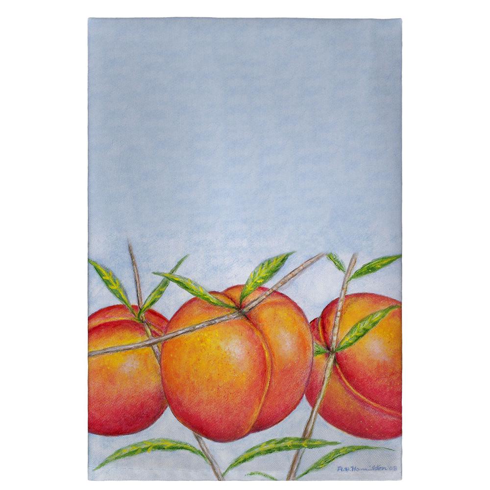 Peaches Guest Towel. Picture 1