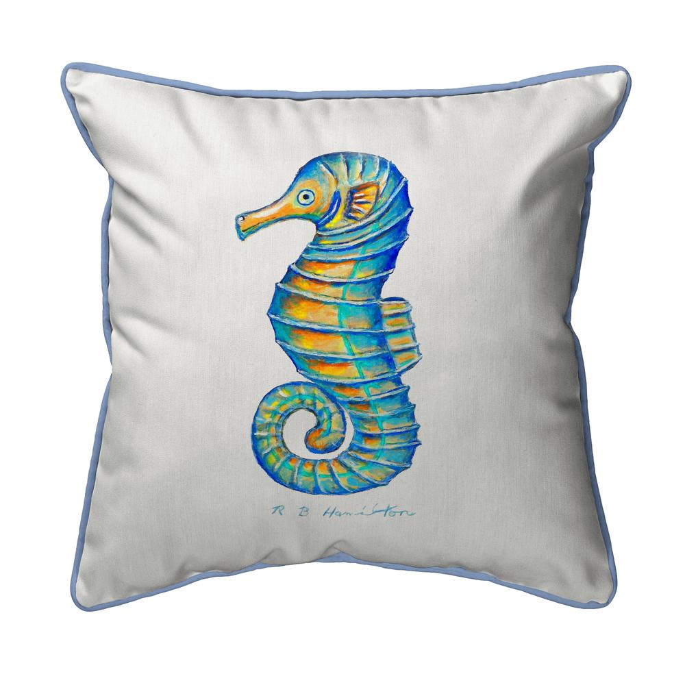 Ray's Seahorse Large Pillow 18x18. Picture 1