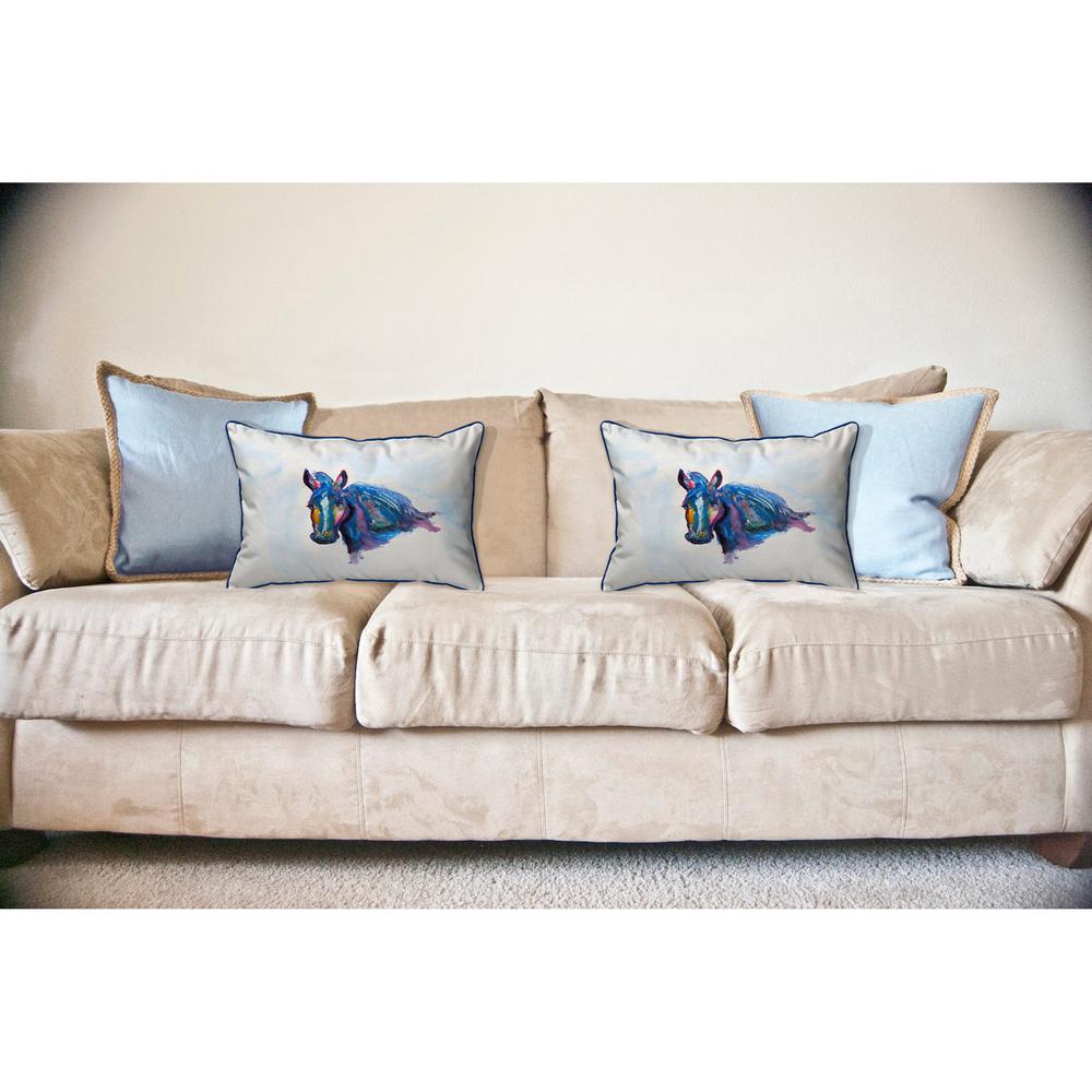 Old Mare Large Indoor/Outdoor Pillow 16x20. Picture 3