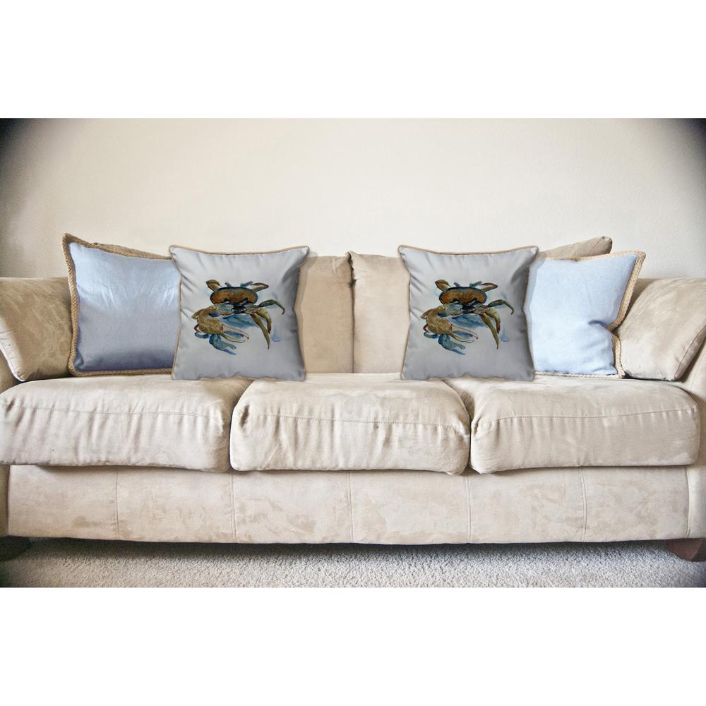 Fiddler Crab Large Indoor/Outdoor Pillow 18x18. Picture 3