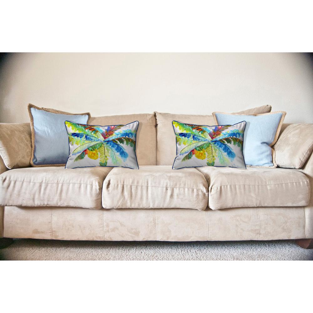 Big Palm Large Indoor/Outdoor Pillow 16x20. Picture 3