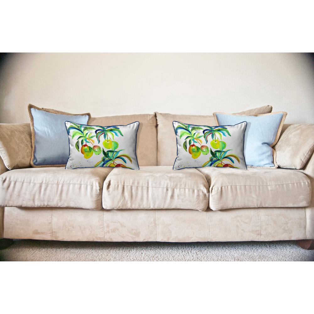Mango Tree Large Indoor/Outdoor Pillow 16x20. Picture 3