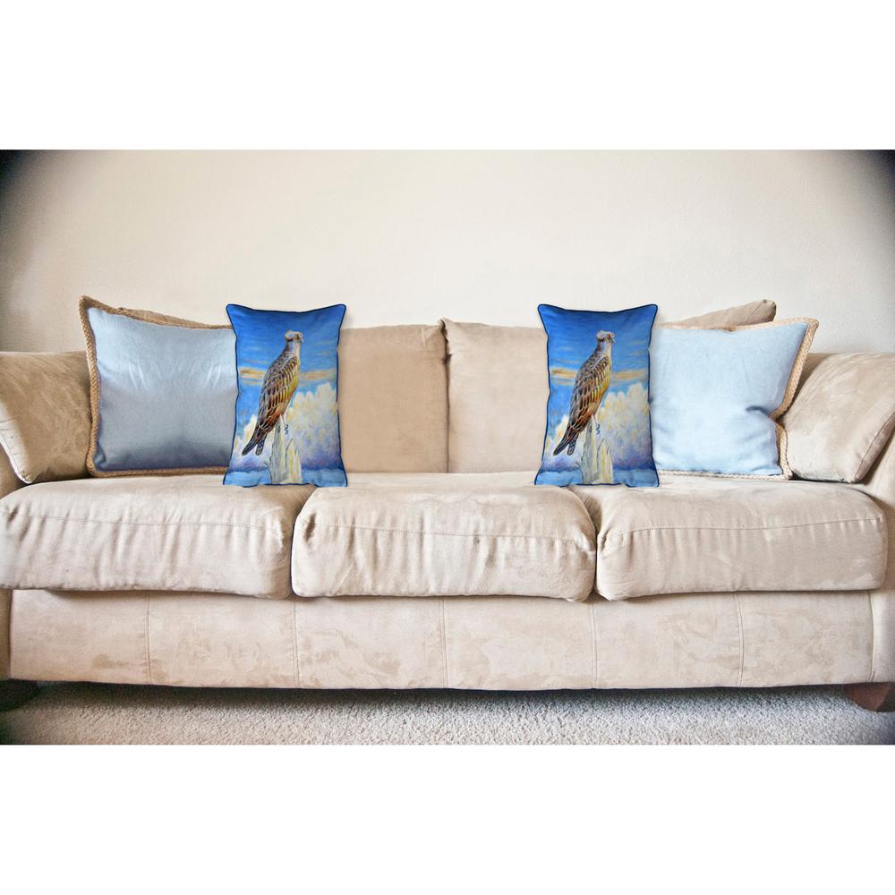 Osprey Storm Large Indoor/Outdoor Pillow 16x20. Picture 3