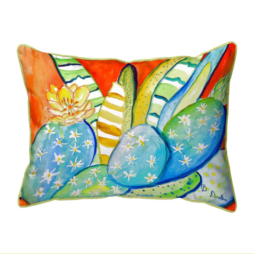 Cactus III Large Indoor/Outdoor Pillow 16x20. Picture 1
