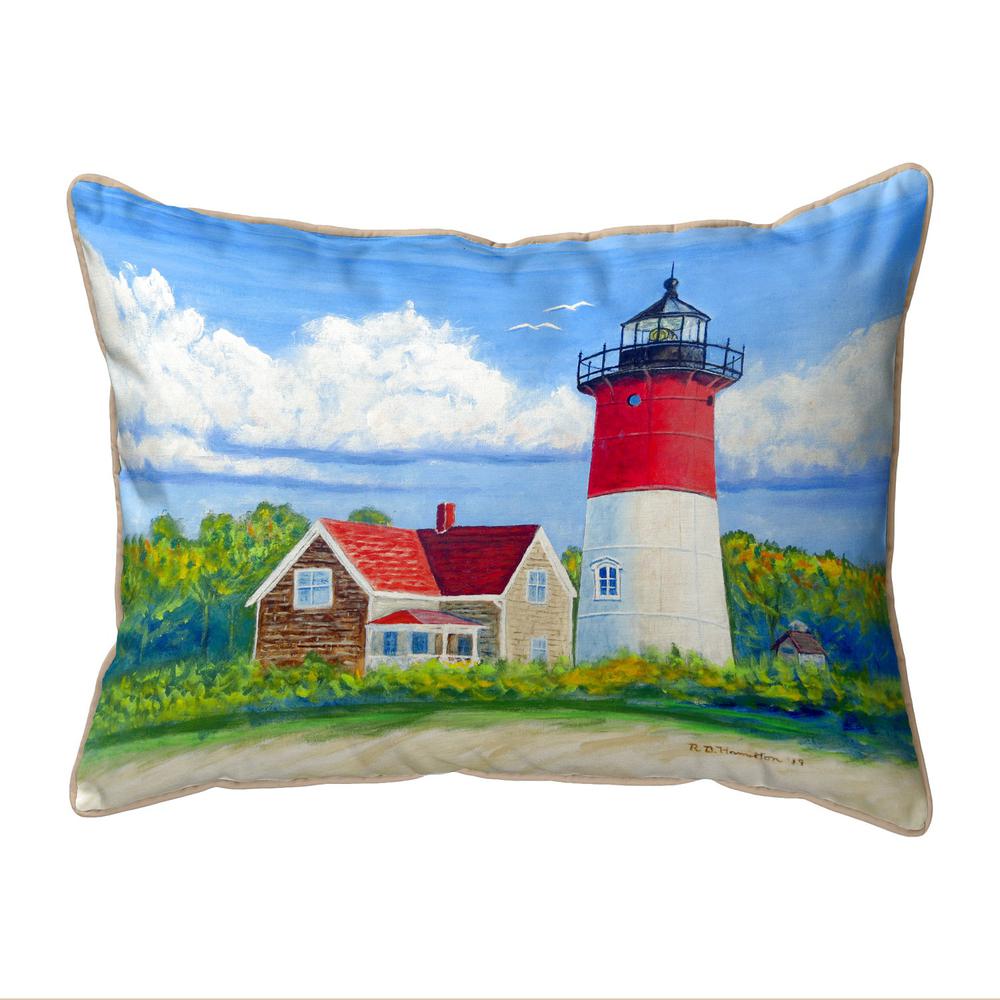 Nauset Lighthouse, Cape Cod, MA Large Indoor/Outdoor Pillow 16x20. Picture 1