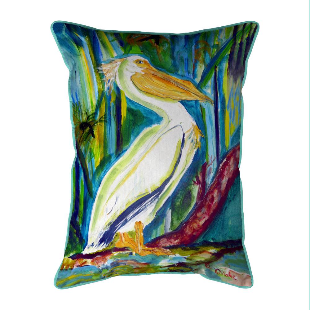 King Pelican II Large Indoor/Outdoor Pillow 16x20. Picture 1