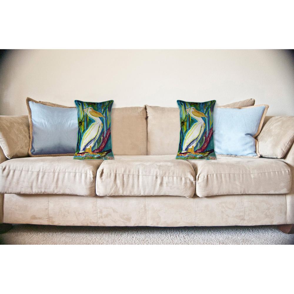 King Pelican II Large Indoor/Outdoor Pillow 16x20. Picture 3