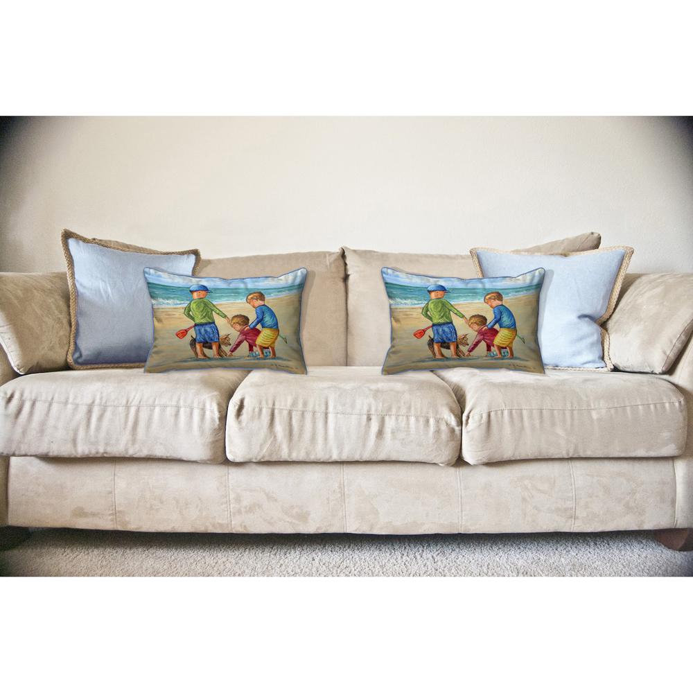 Buried Treasure Large Indoor/Outdoor Pillow 16x20. Picture 3