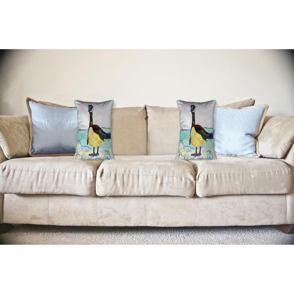 Betsy's Goose 16x20 Large Indoor/Outdoor Pillow. Picture 3