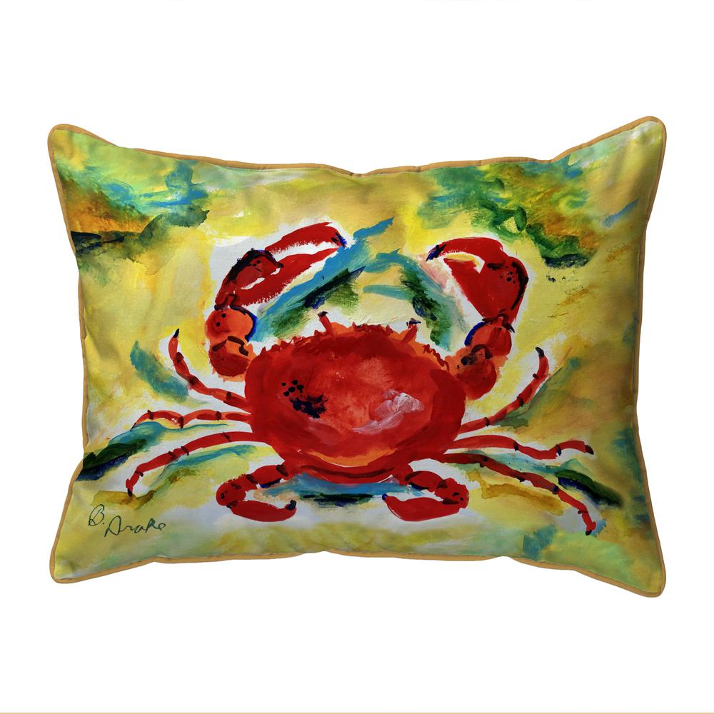 Rock Crab Large Indoor/Outdoor Pillow 16x20. Picture 1