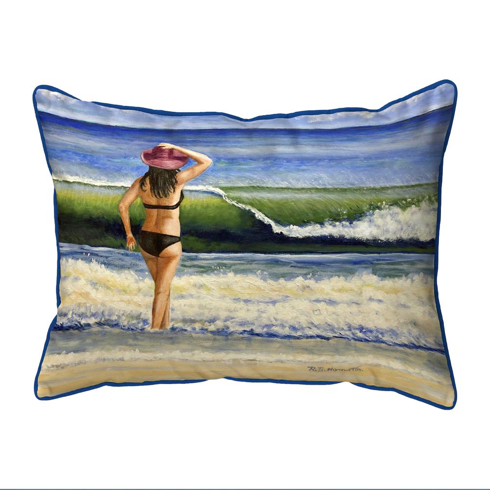 Into the Breach Large Indoor/Outdoor Pillow. Picture 1