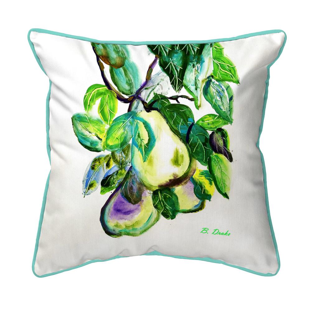 Hanging Pears Large Indoor/Outdoor Pillow 18x18. Picture 1