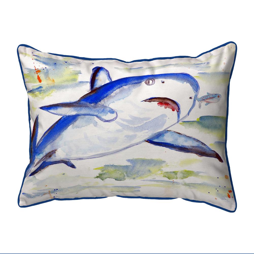 Shark Large Indoor/Outdoor Pillow 16x20. Picture 1