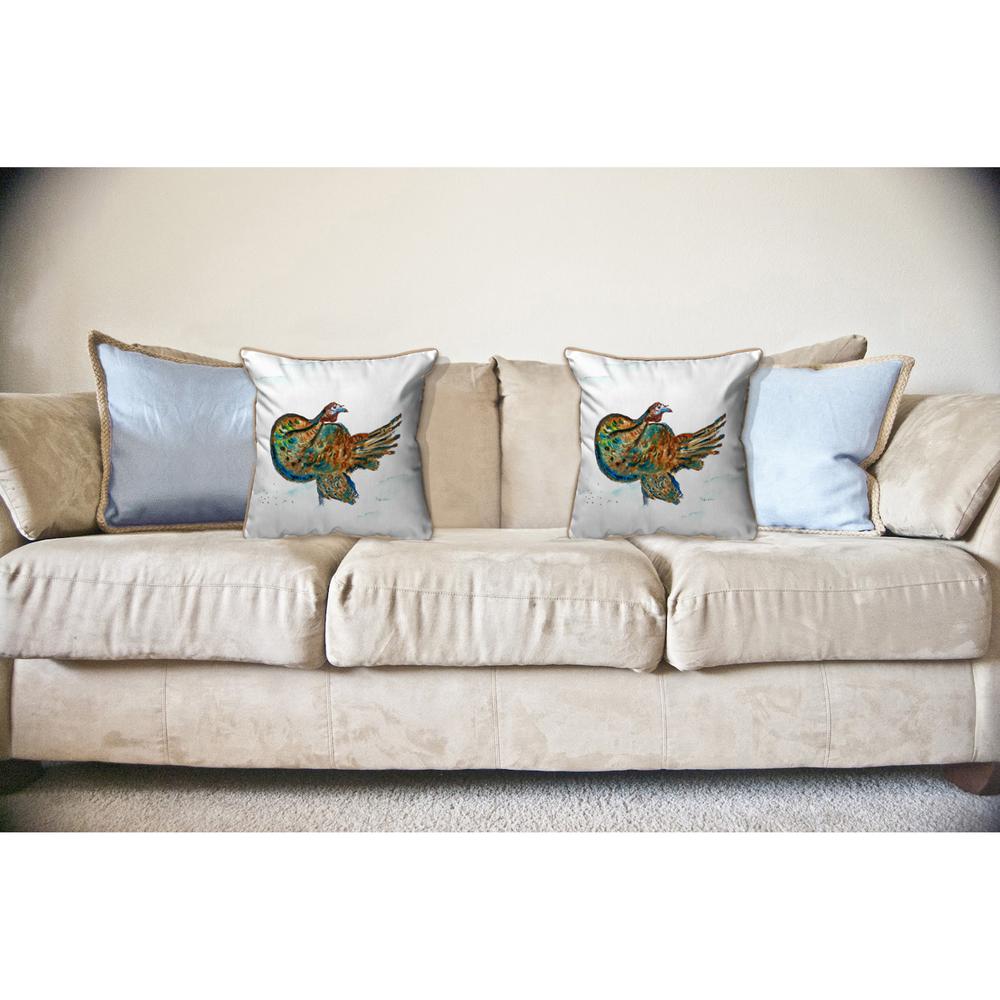 Turkey Large Indoor/Outdoor Pillow 18x18. Picture 3