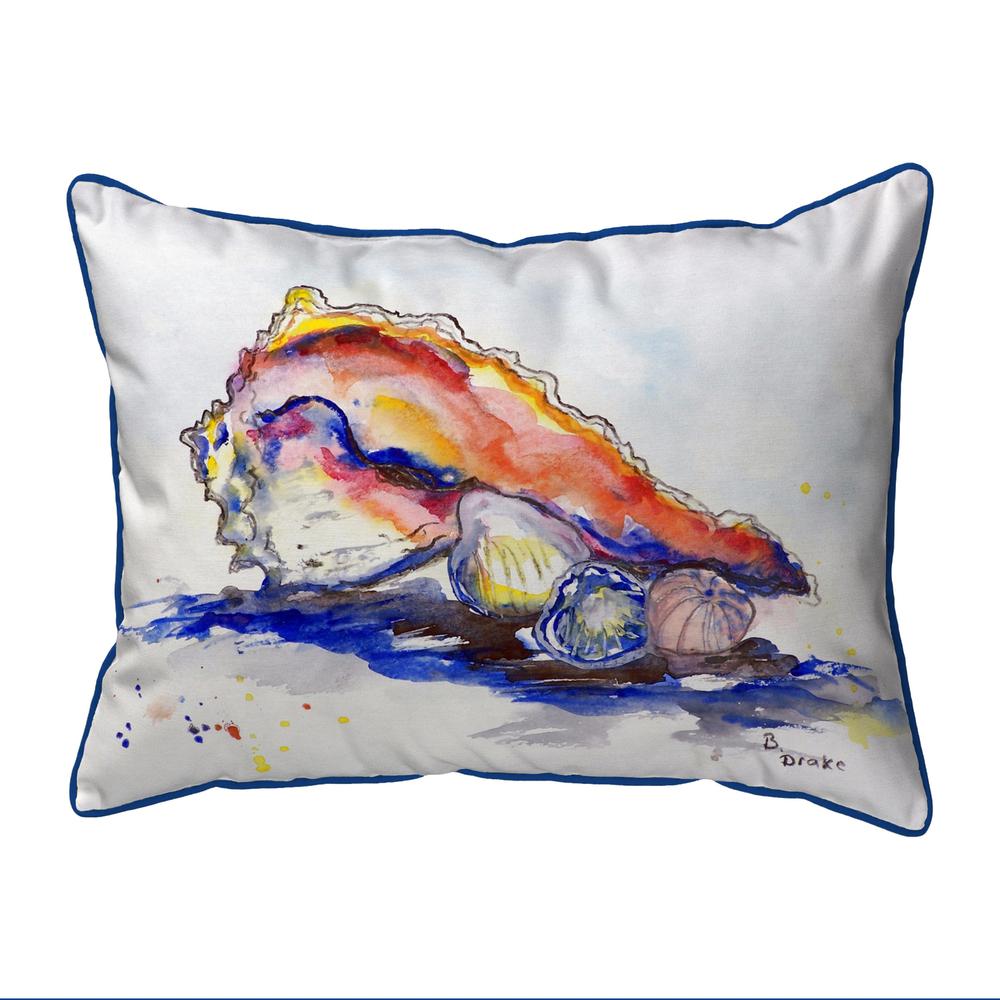Betsy's Conch Large Indoor/Outdoor Pillow 16x20. Picture 1